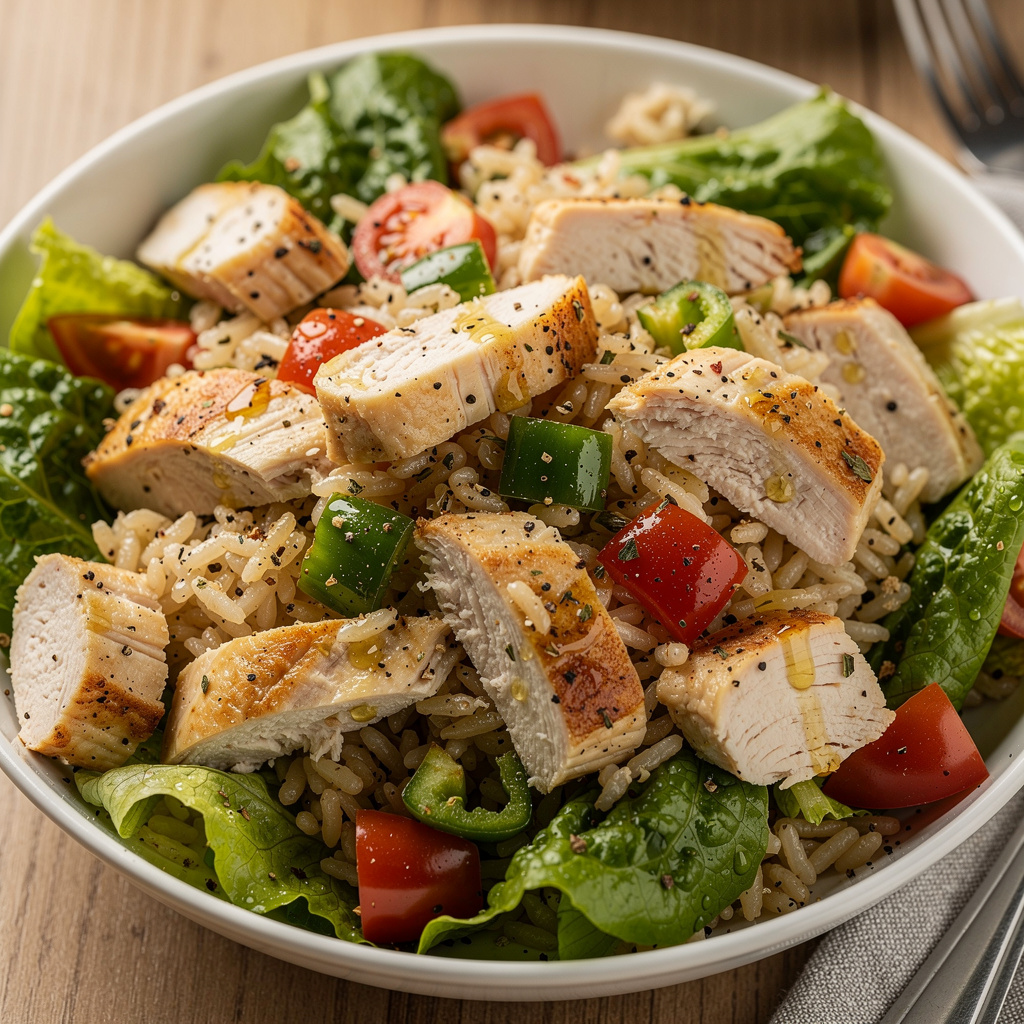 Chicken Rice Salad