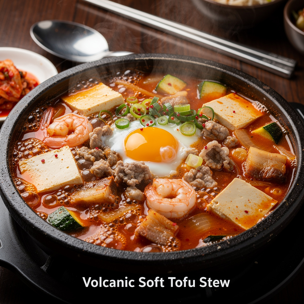 Volcanic Soft Tofu Stew