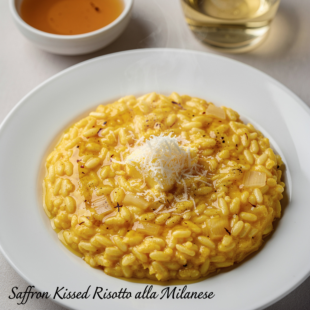 Saffron-Kissed Risotto alla Milanese