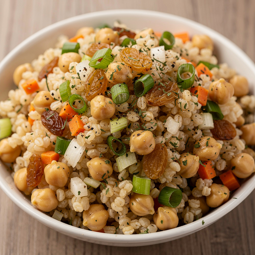 Bulgur Chickpea Salad