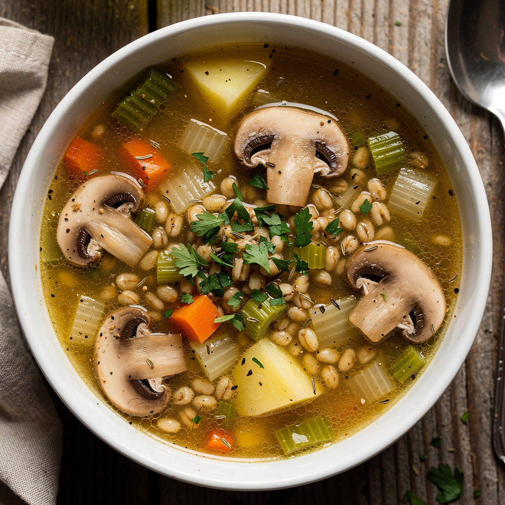 Mushroom Barley Soup