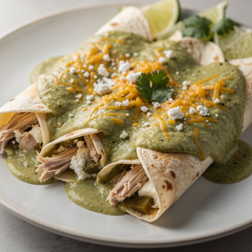 Creamy Chicken Enchiladas