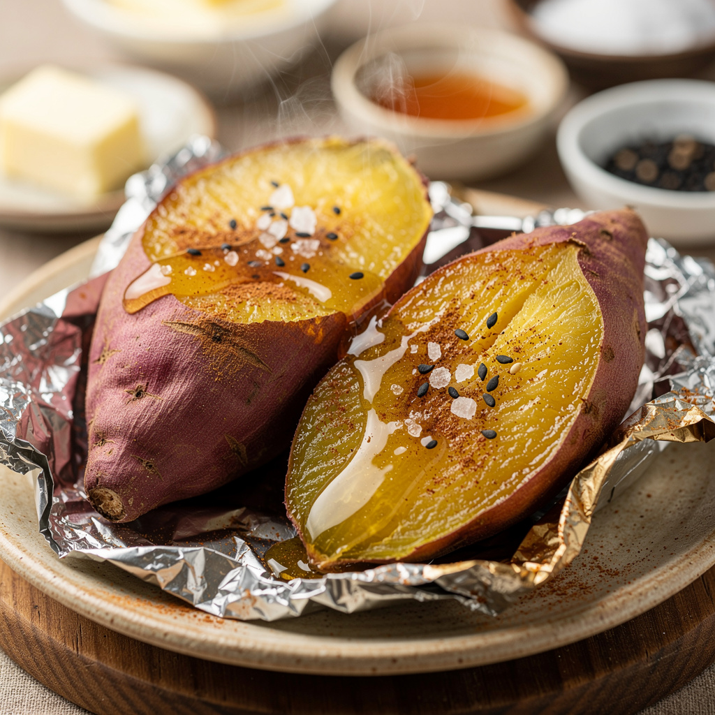 Caramelized Yaki Imo with Honey Butter