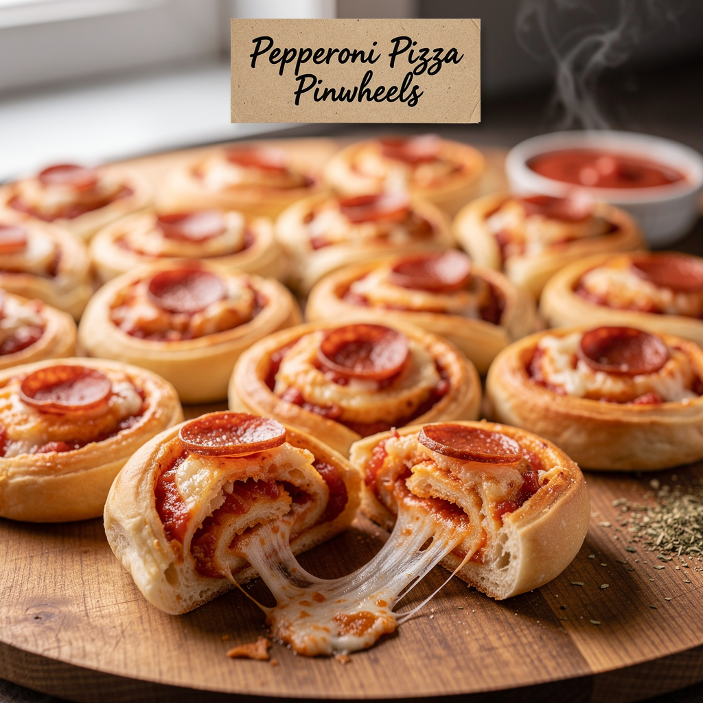 Pepperoni Pizza Pinwheels