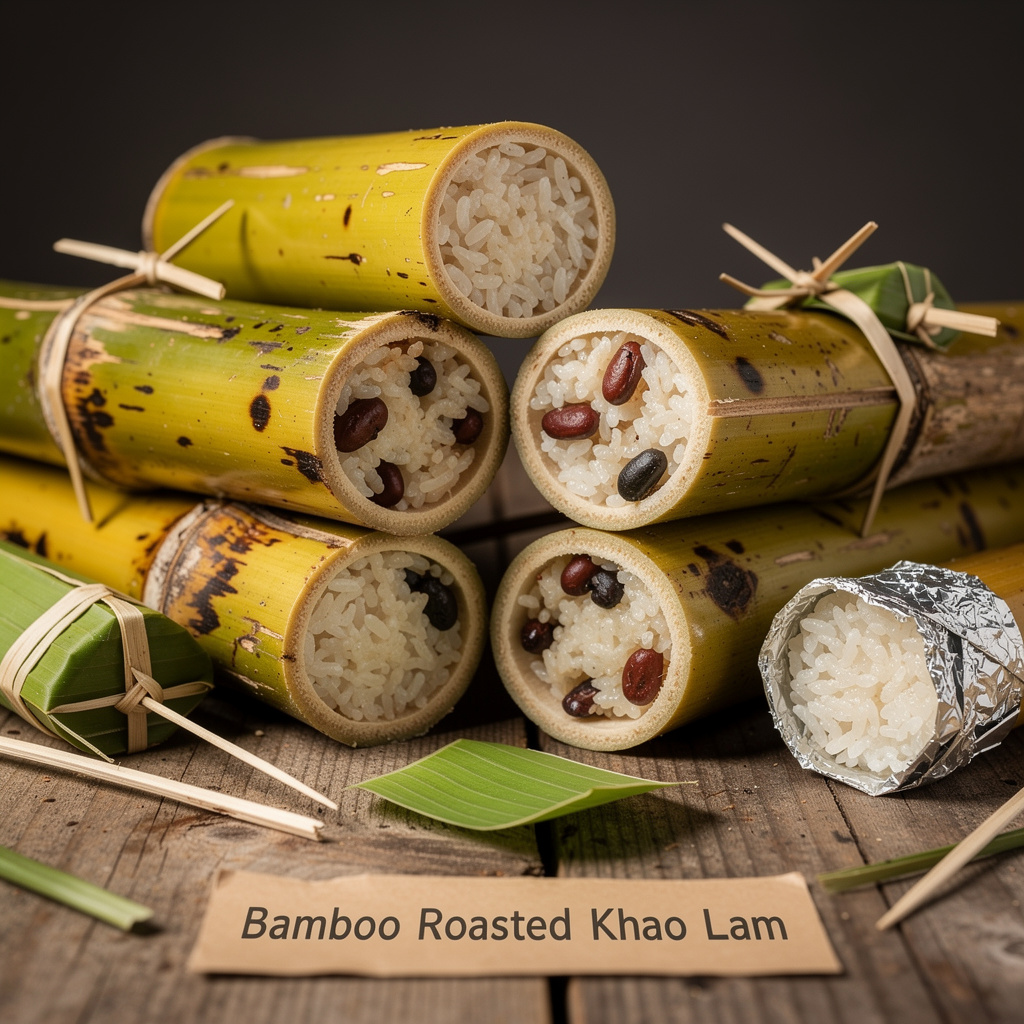 Bamboo-Roasted Khao Lam