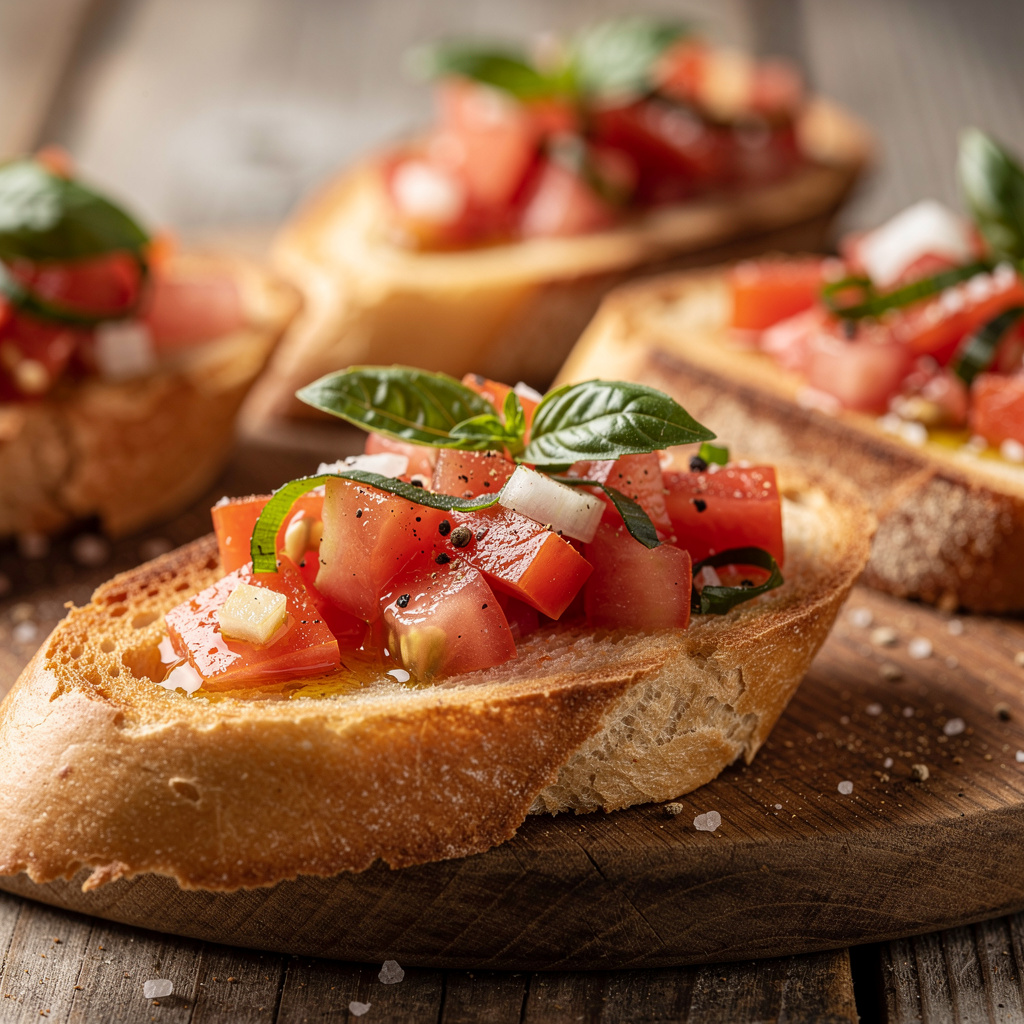Tomato Basil Bruschetta