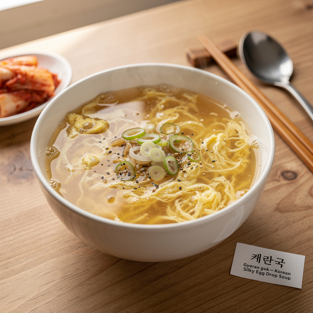 Gyeran-guk — Korean Silky Egg Drop Soup