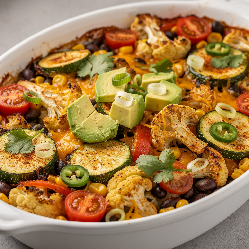 Avocado Veggie Bake
