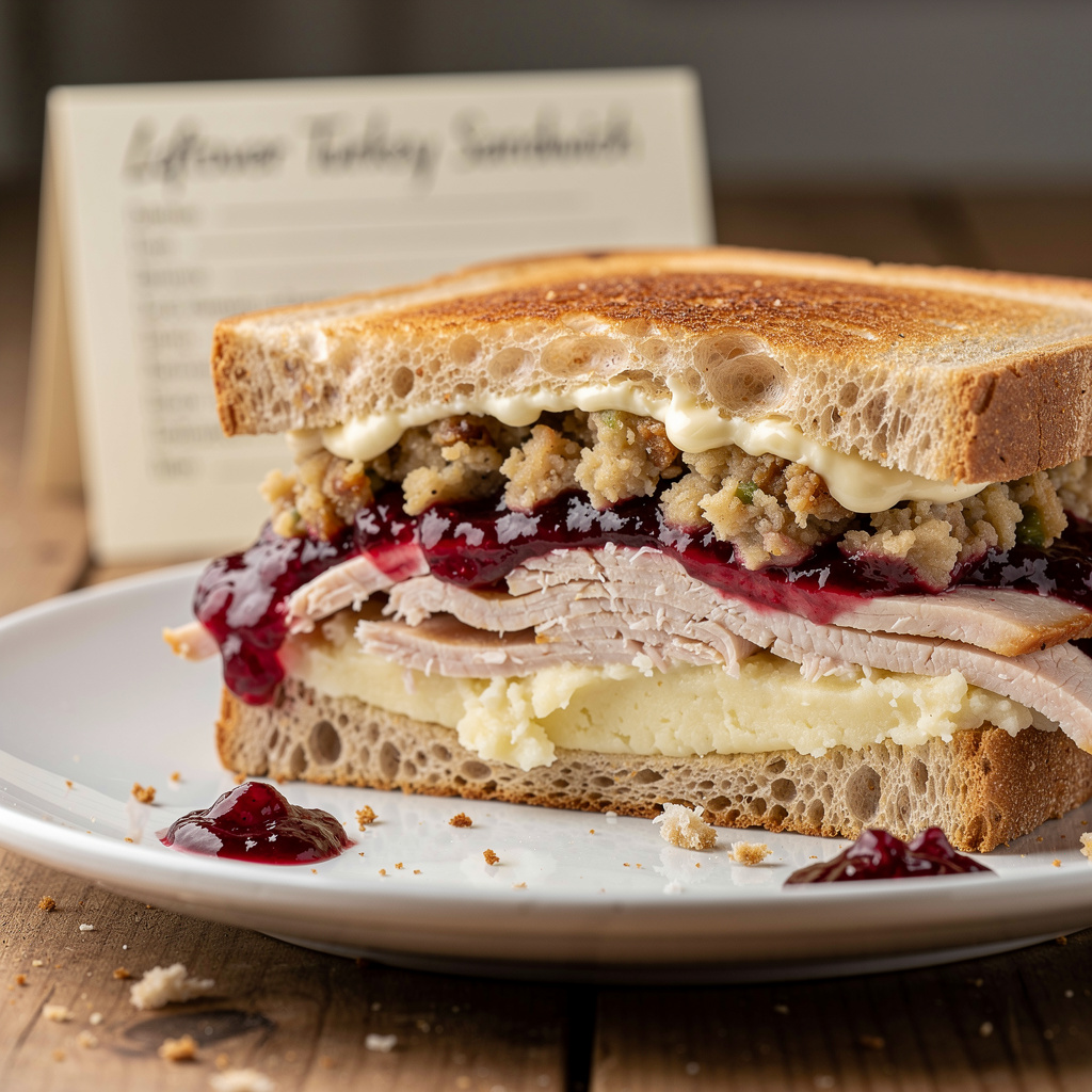 Leftover Turkey Sandwich