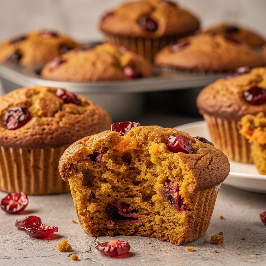 Cranberry Pumpkin Muffins