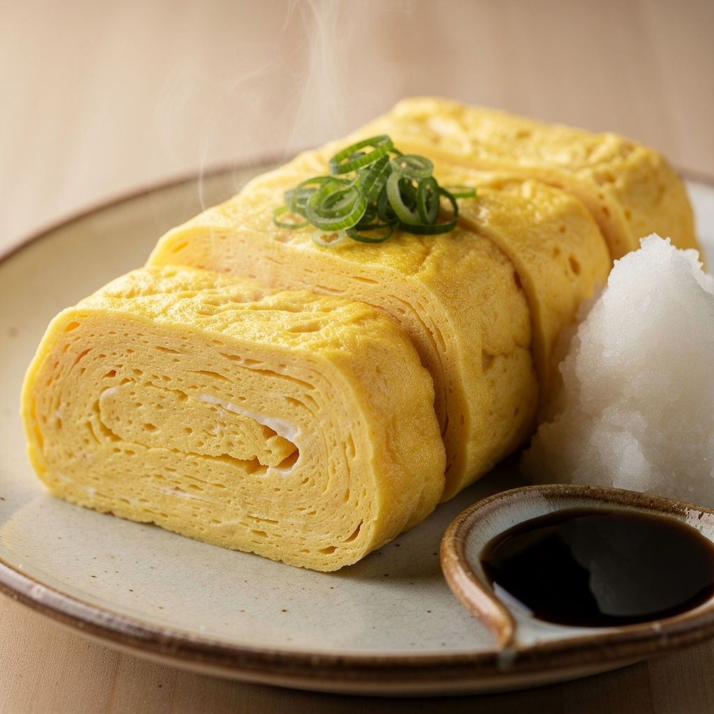Silky Rolled Dashi Omelette