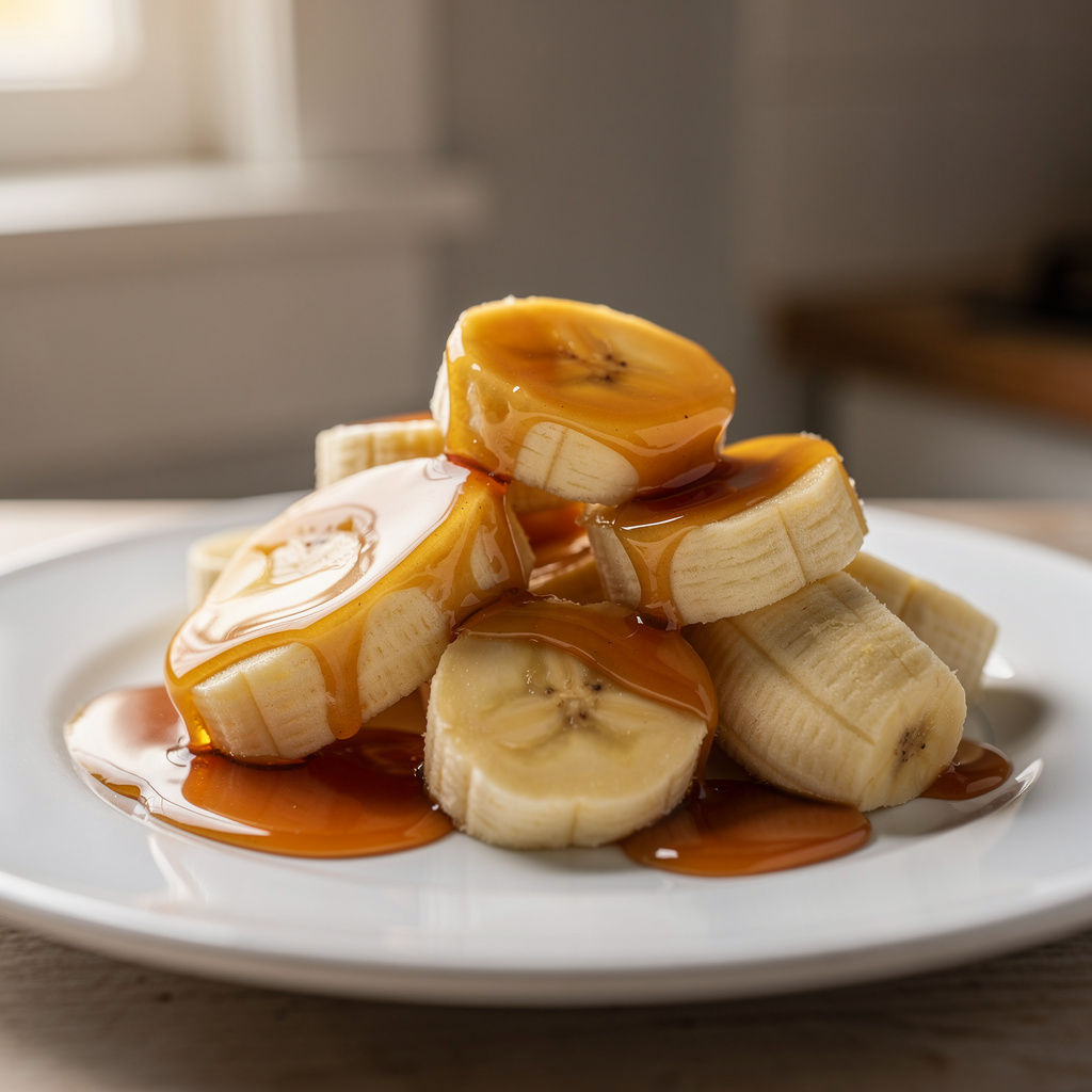 Bananas with Caramel Sauce