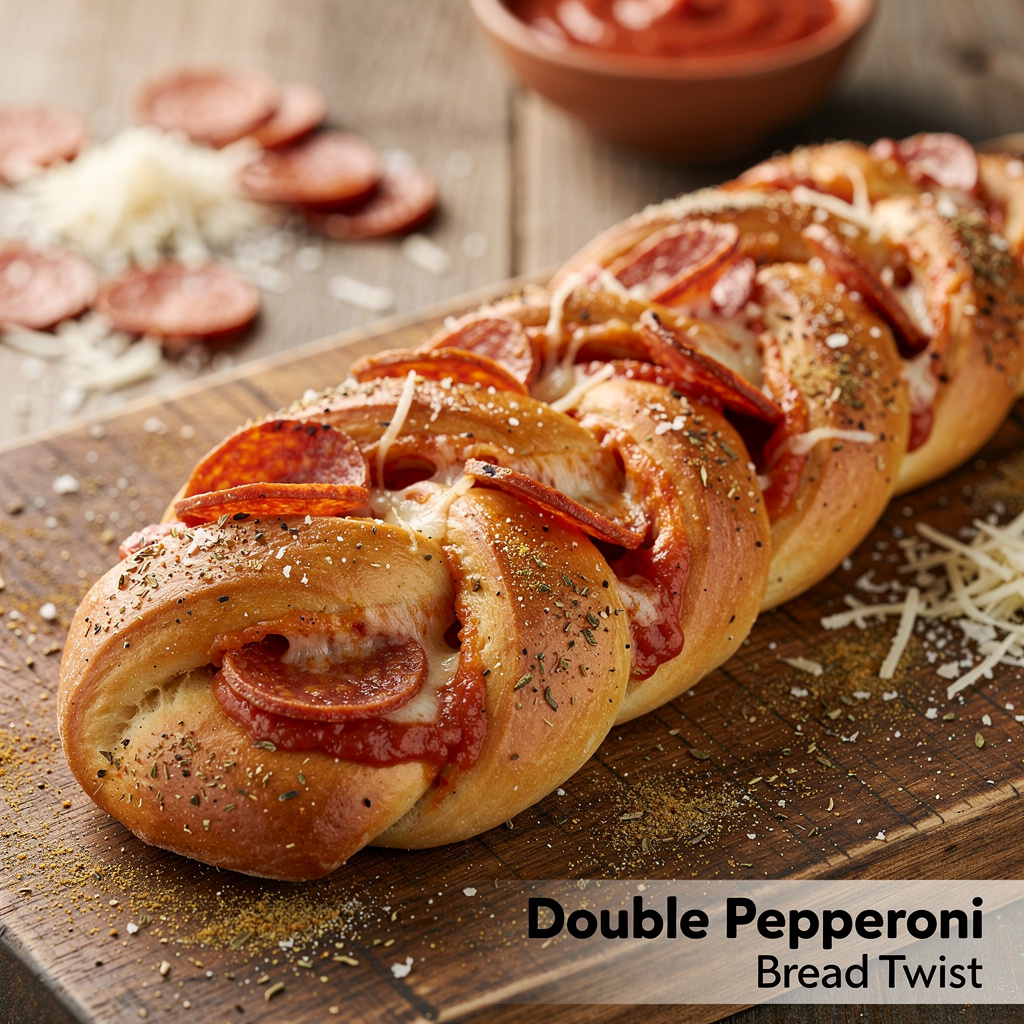Double Pepperoni Bread Twist