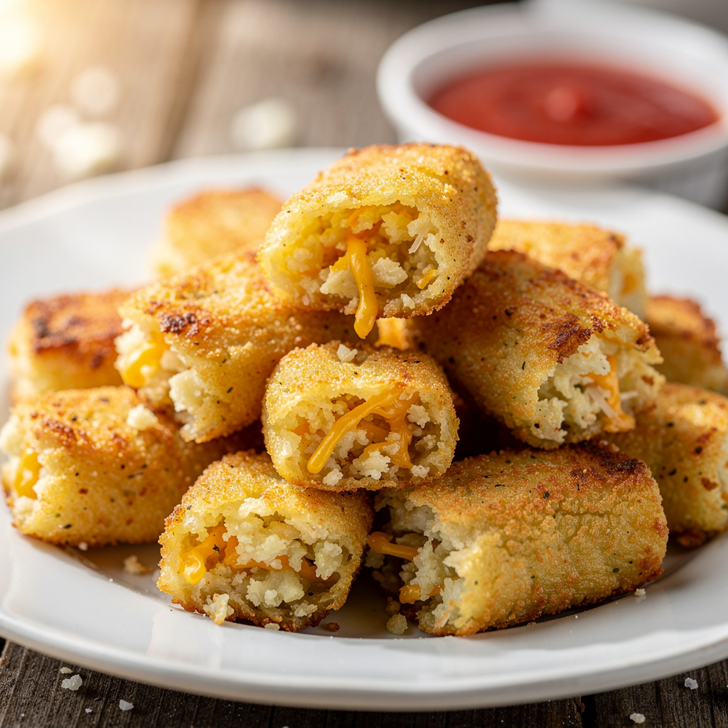 Baked Cauliflower Tots