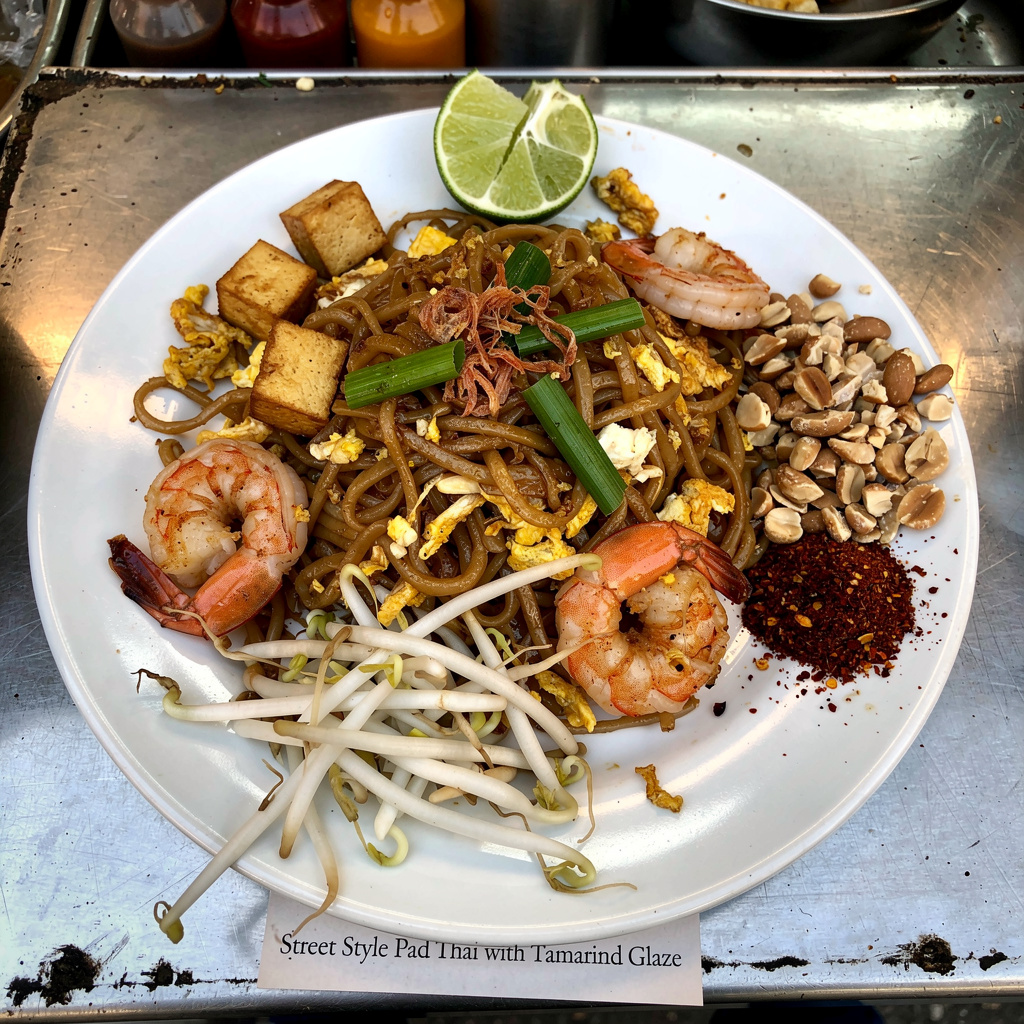 Street-Style Pad Thai with Tamarind Glaze