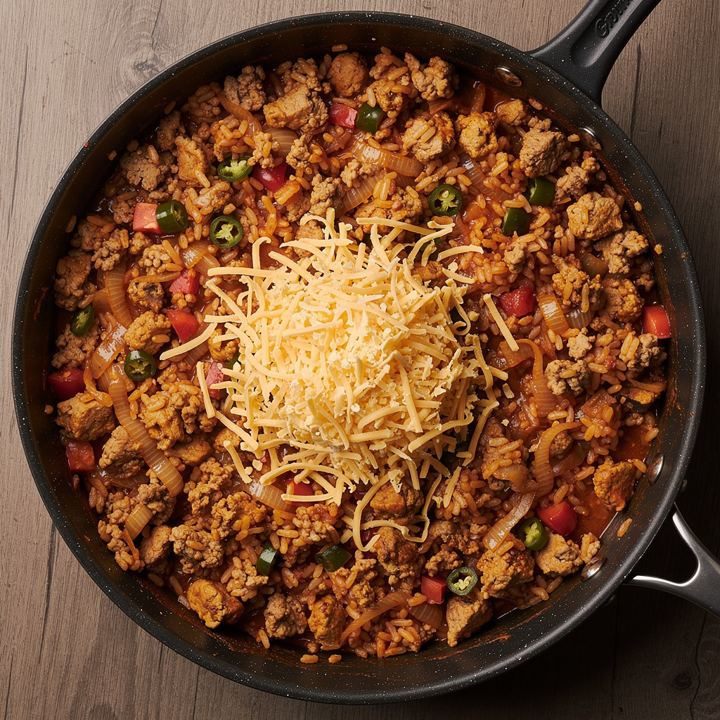 One Pan Taco Rice