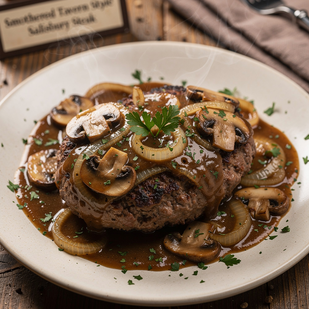 Smothered Tavern-Style Salisbury Steak