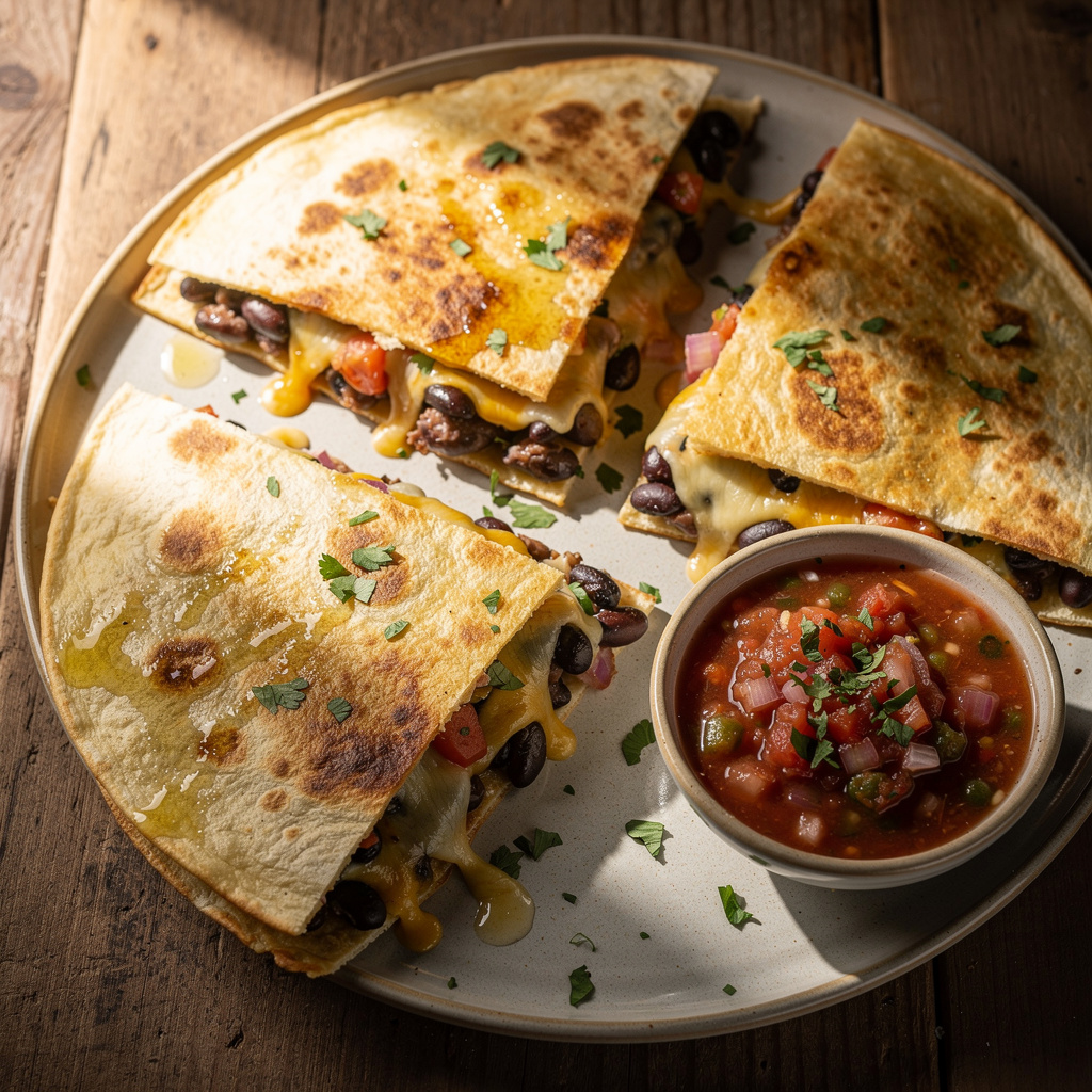 Black Bean Quesadillas
