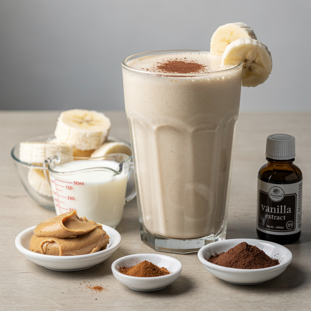 Peanut Butter Banana Breakfast Shake