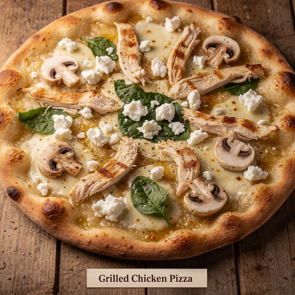 Grilled Chicken Pizza