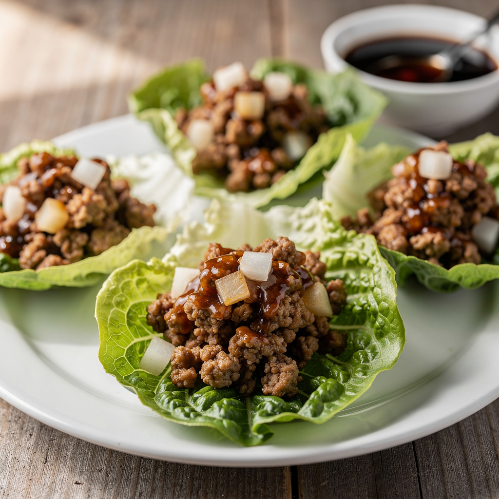 Teriyaki Lettuce Wraps