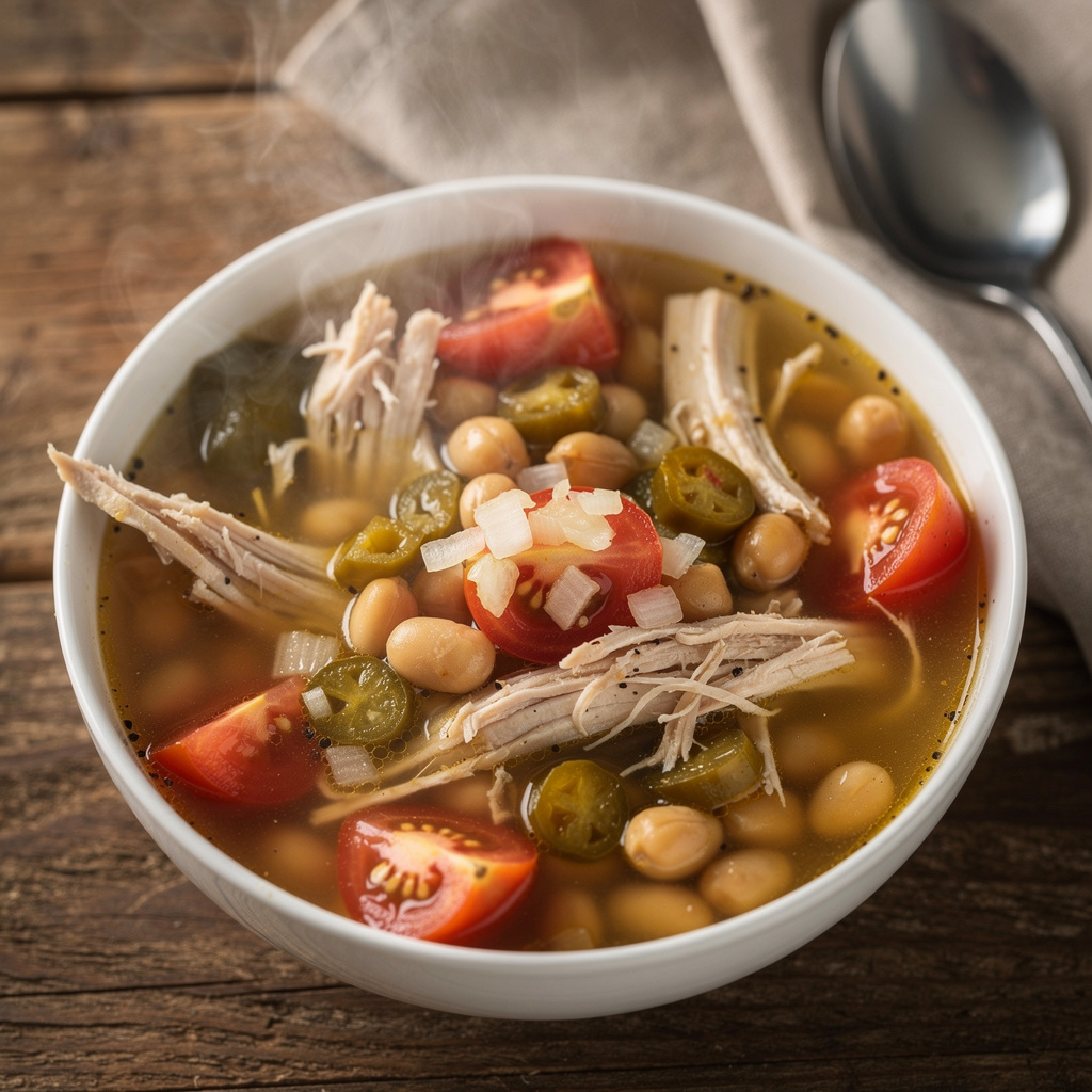 Chicken Soup with Chiles