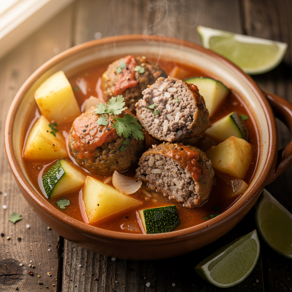 Smoky Chipotle Meatball Stew (Albondigas en Chipotle)