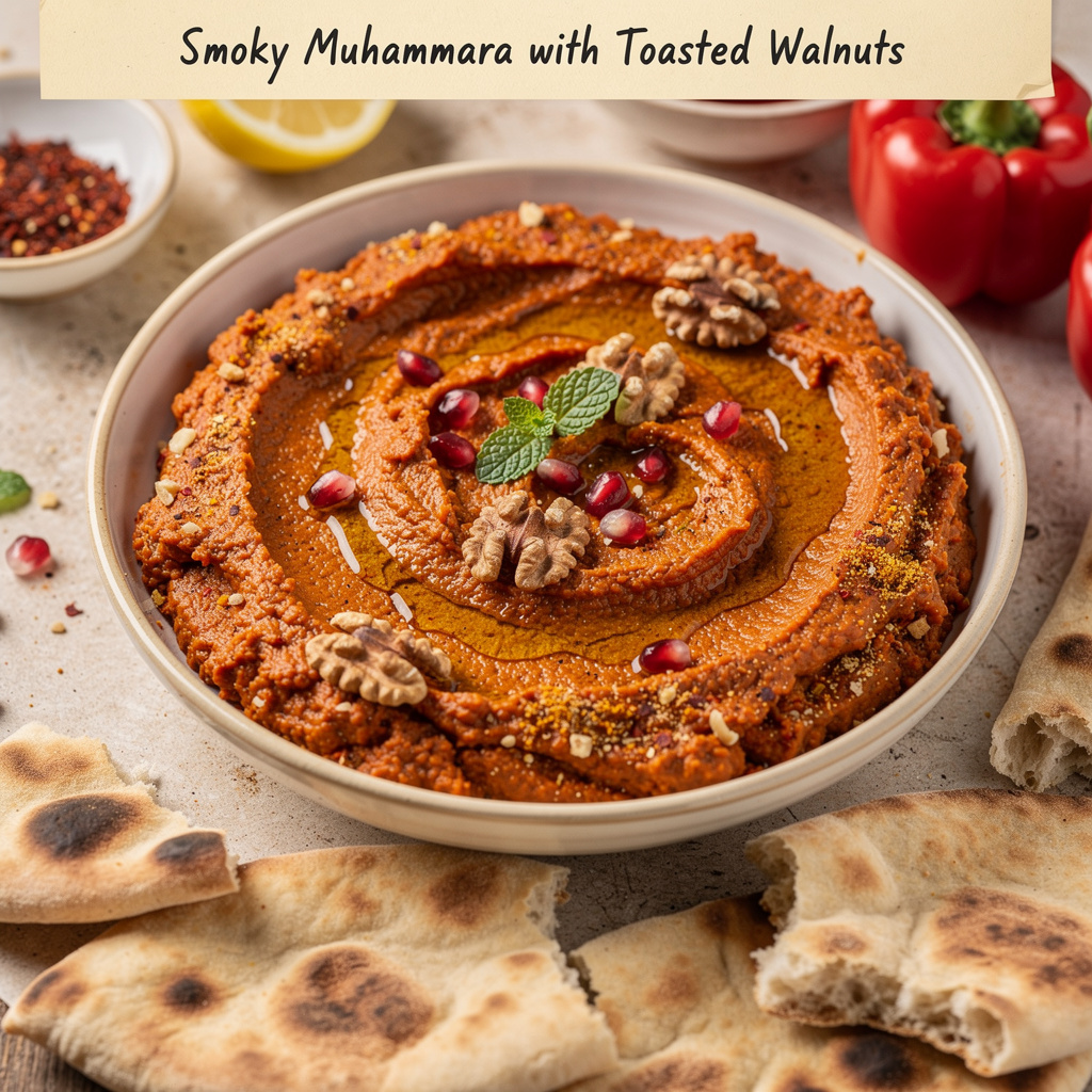 Smoky Muhammara with Toasted Walnuts