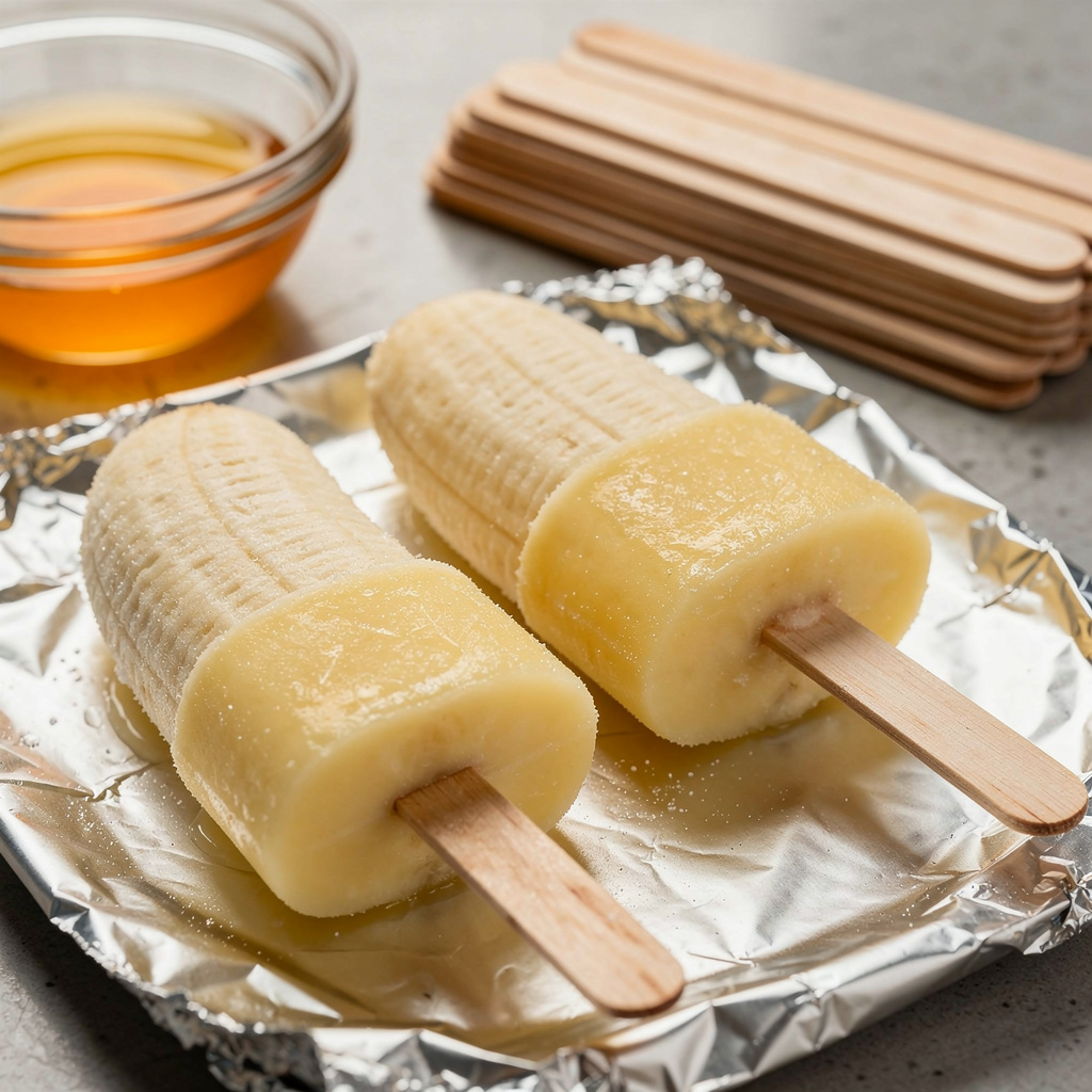Frozen Banana Pops