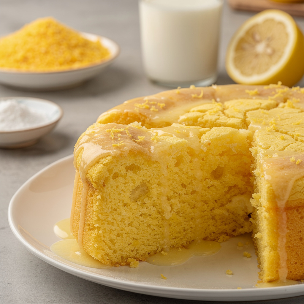 Lemon Corn Cake