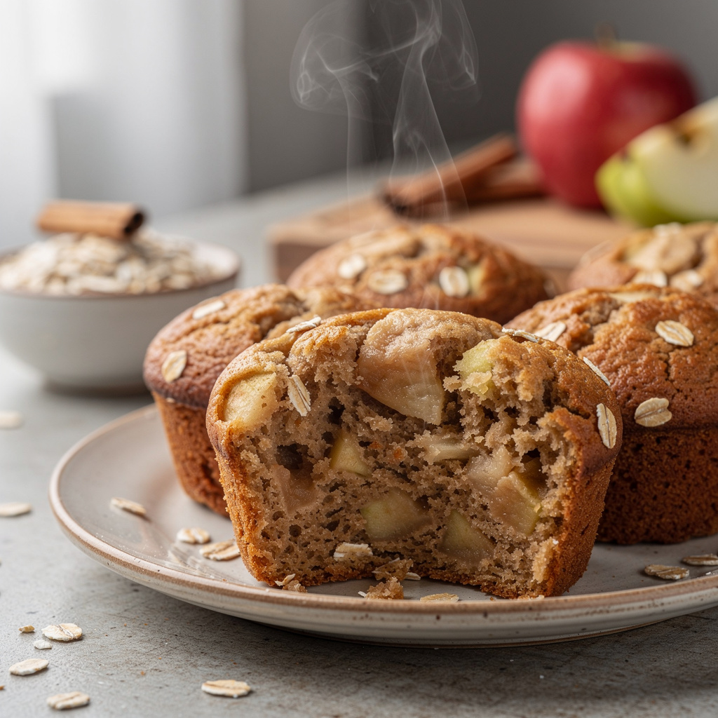 Apple Oatmeal Muffins