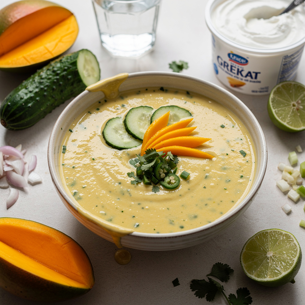 Mango Cucumber Soup