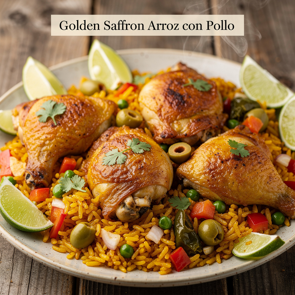 Golden Saffron Arroz con Pollo