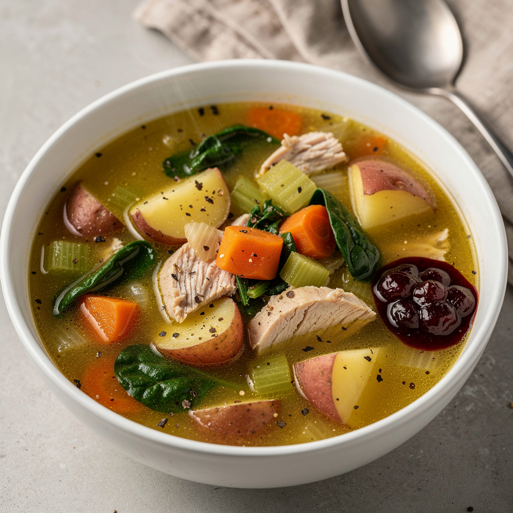 Sarah’s Spicy Curry Turkey Soup