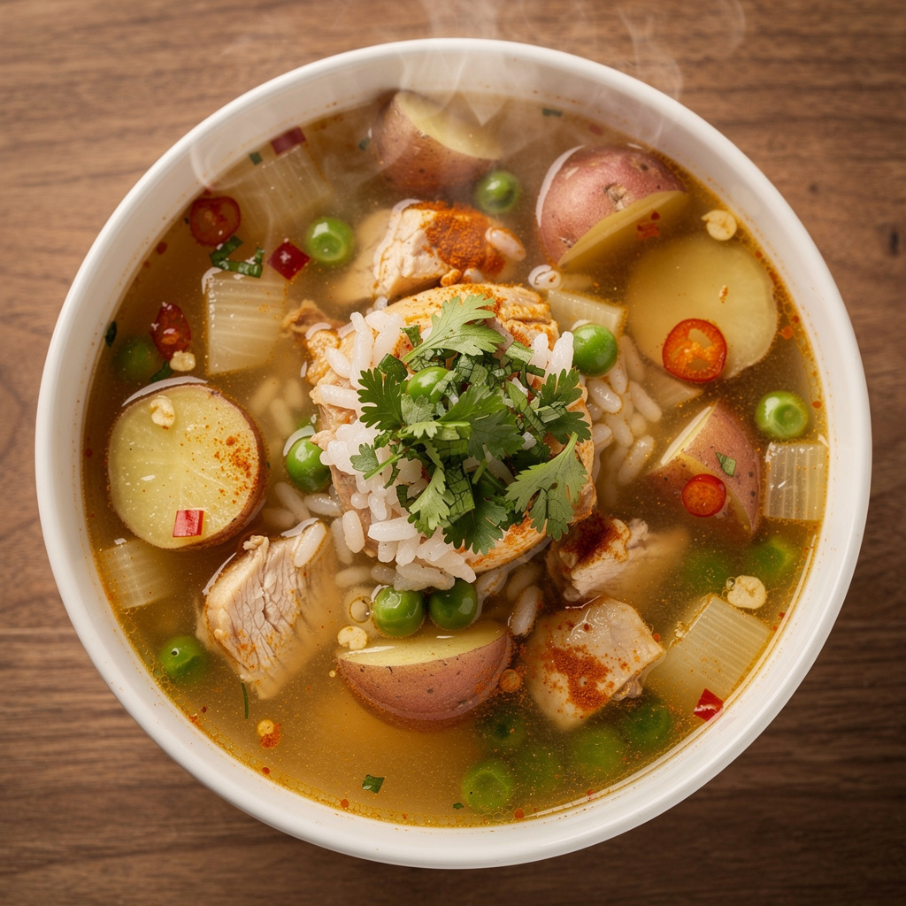 Spicy Chicken and Potato Soup