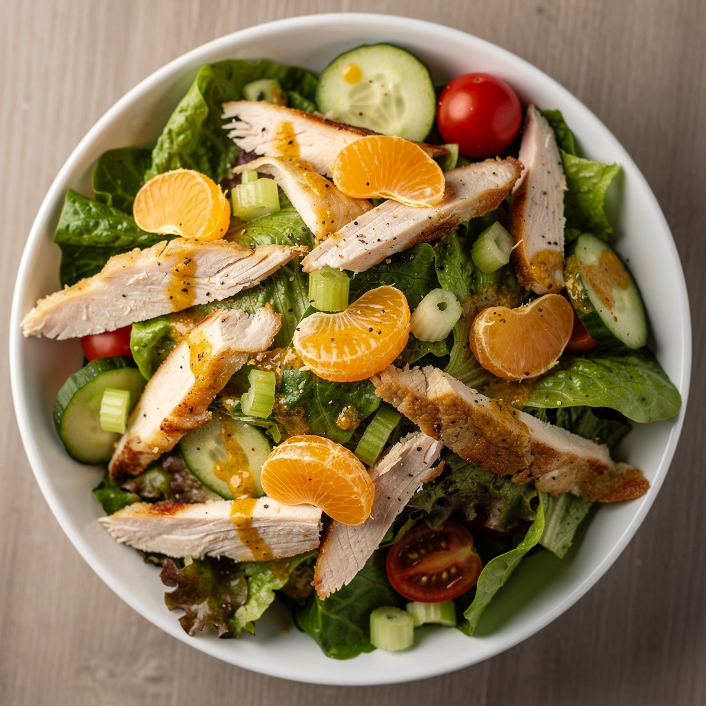 Turkey Salad with Orange Vinaigrette