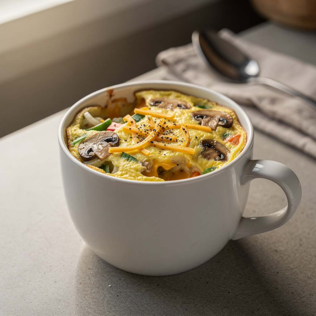 Veggie Omelet in a Mug