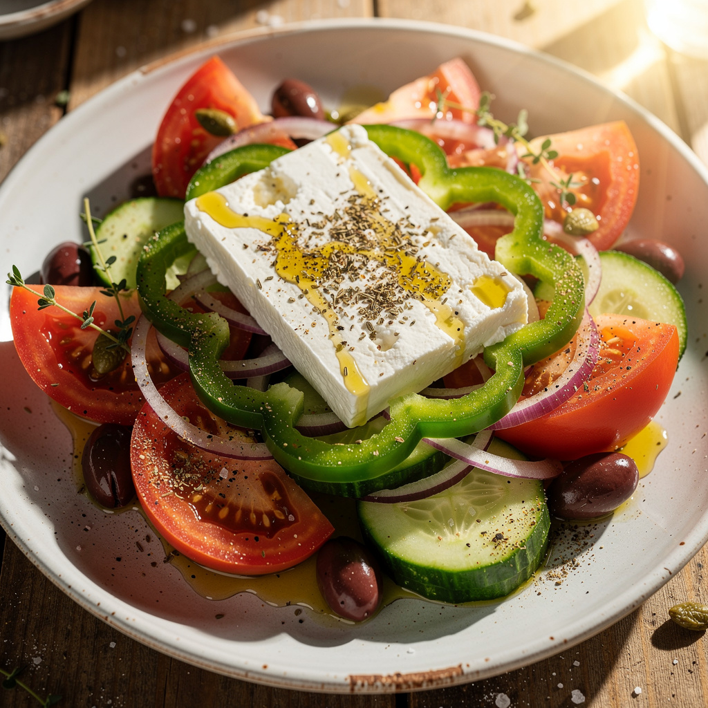 Sun-Drenched Horiatiki Village Salad