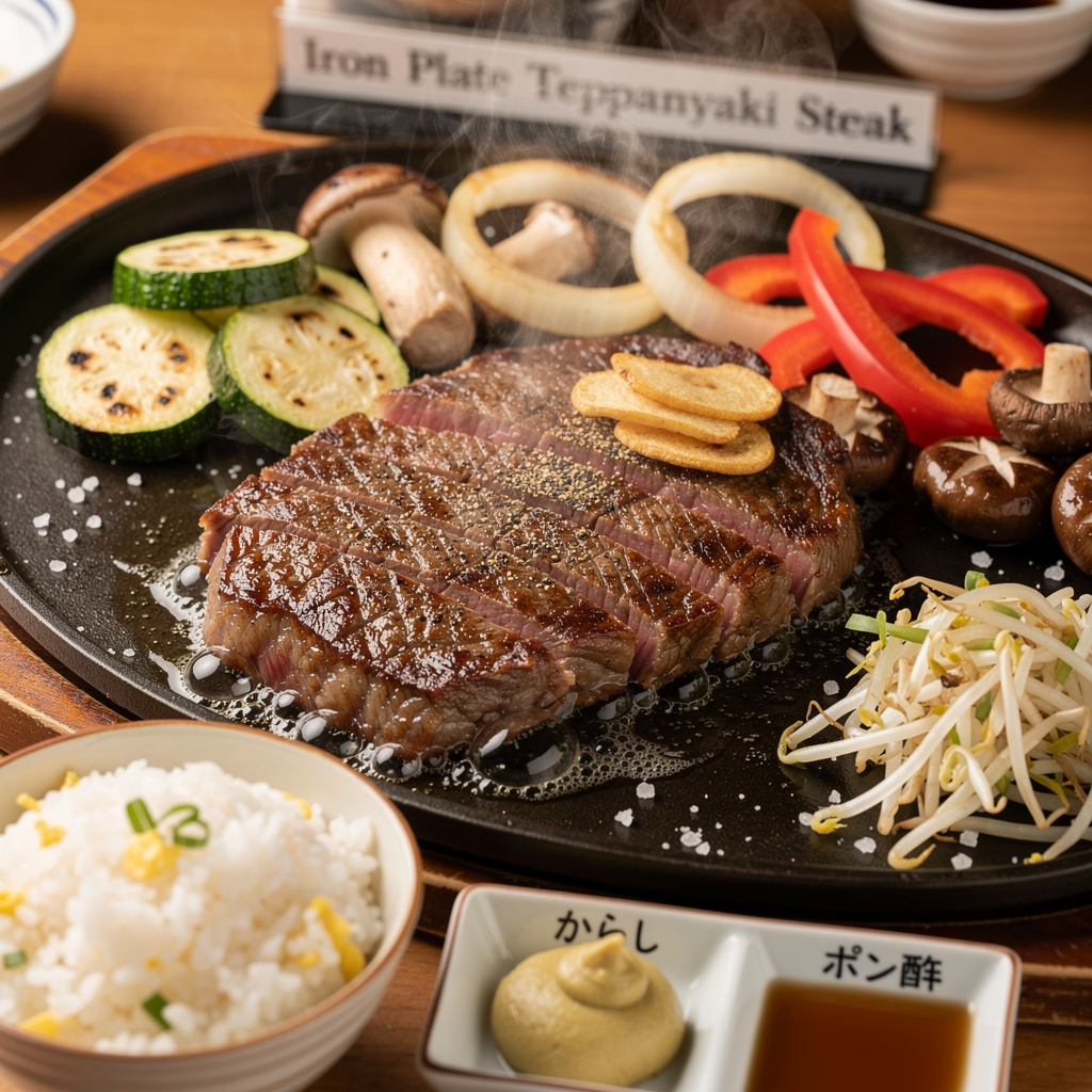 Iron Plate Teppanyaki Steak