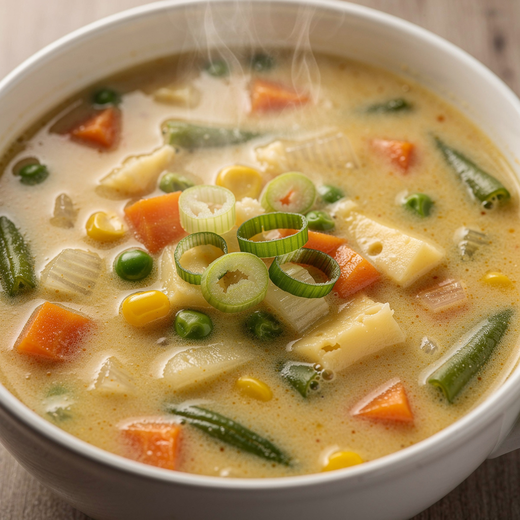 Vegetable Cheese Soup