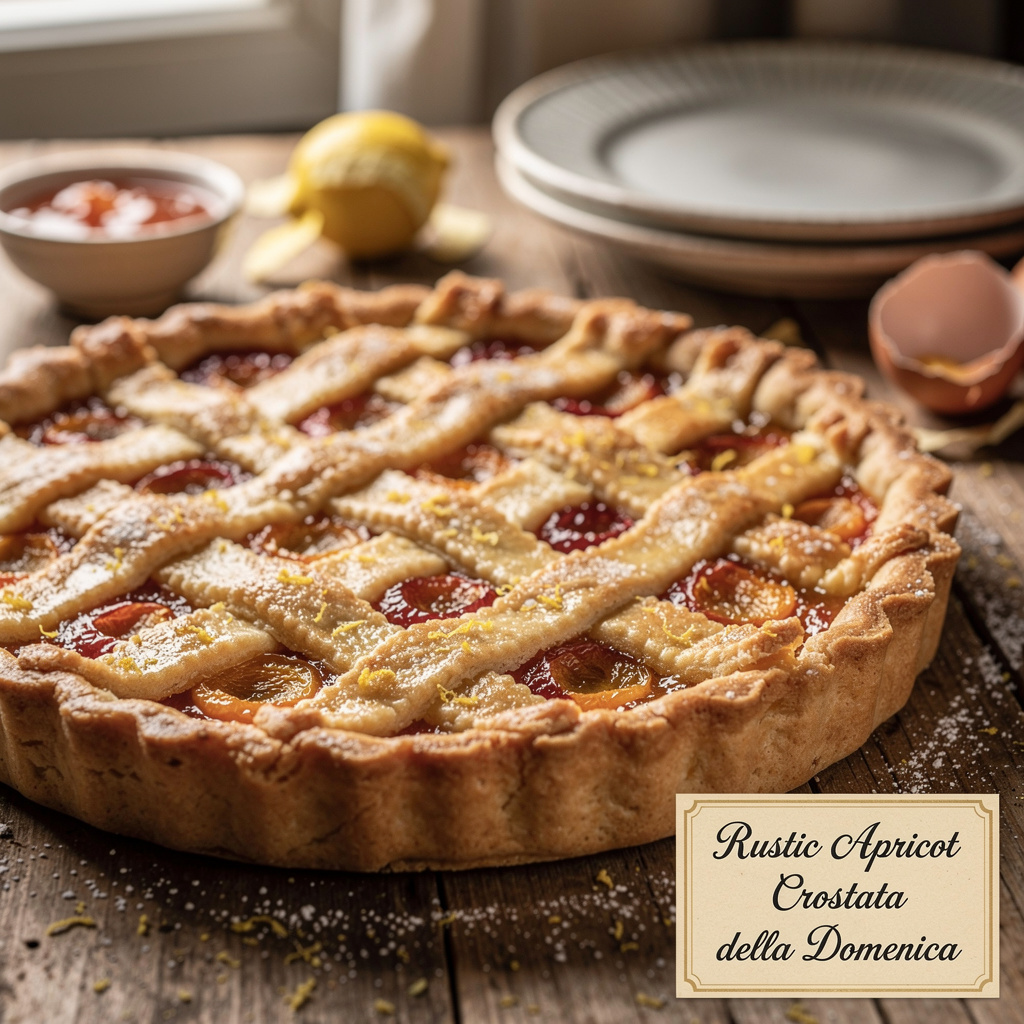 Rustic Apricot Crostata della Domenica