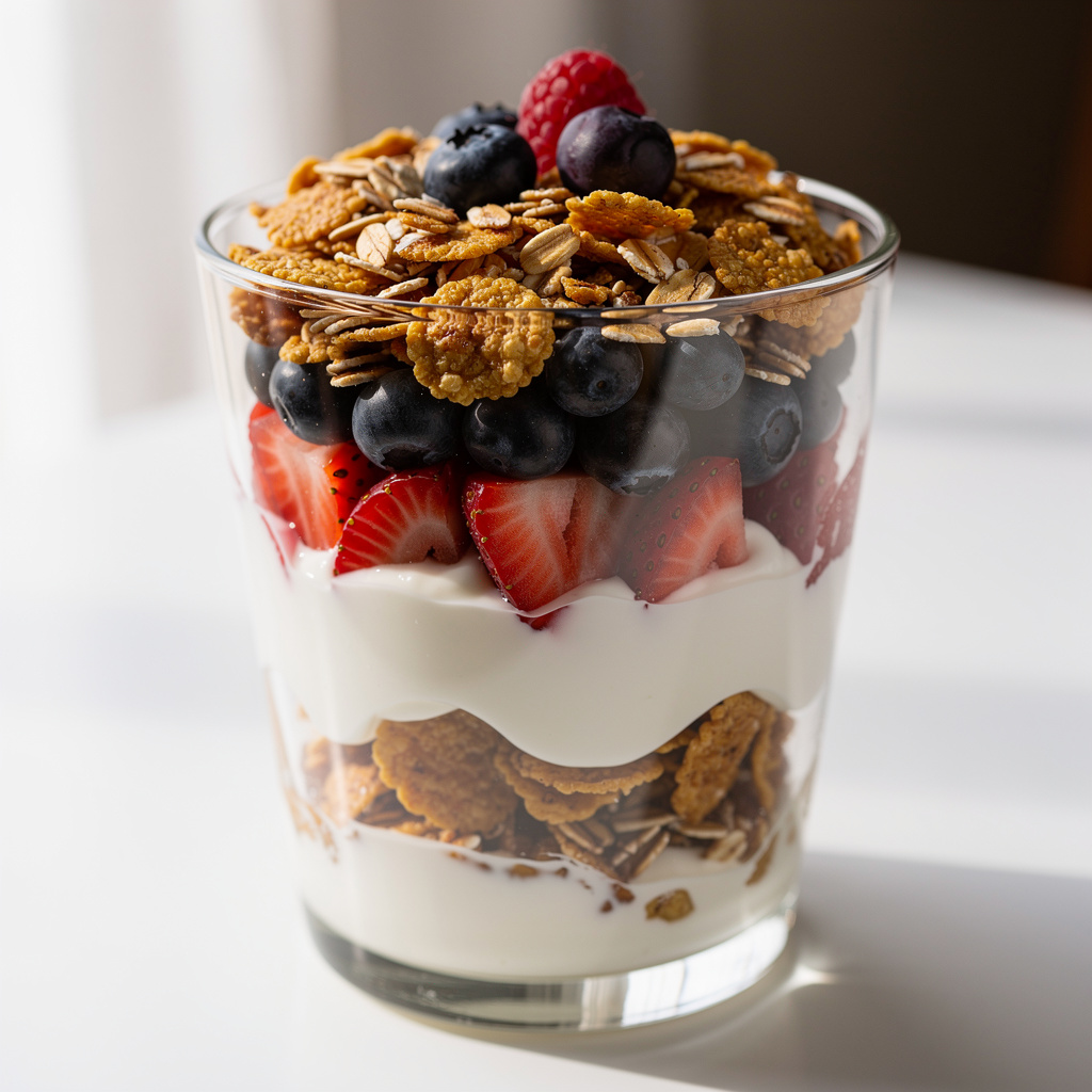 Crunchy Berry Parfait