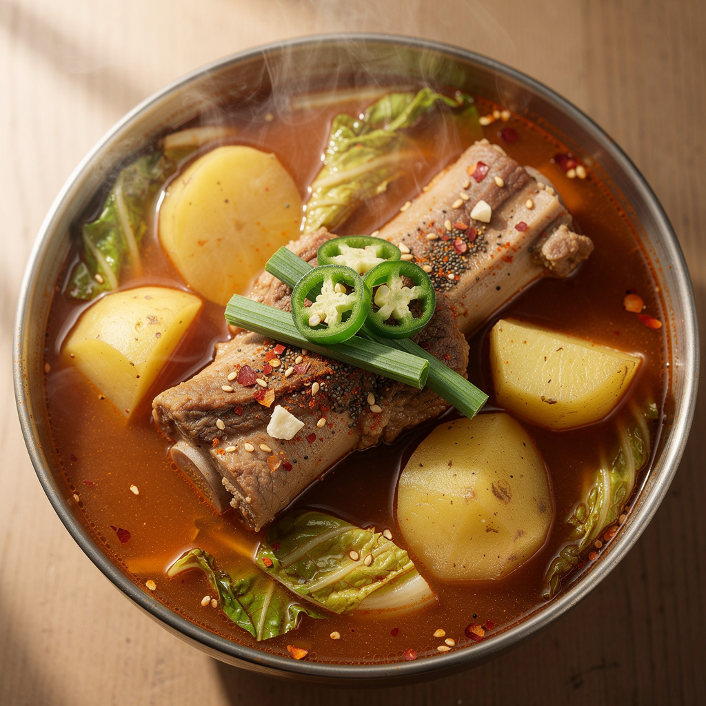 Hearty Pork Bone & Potato Soup