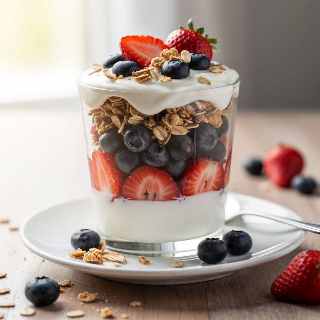Crunchy Berry Parfait