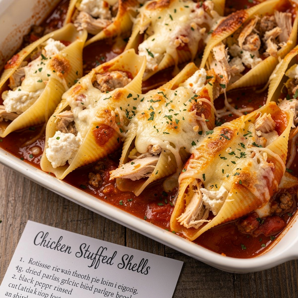 Chicken Stuffed Shells