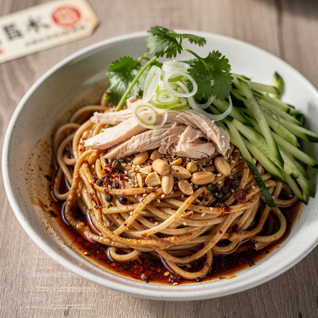 Sichuan Cold Sesame Noodles (Liang Mian)