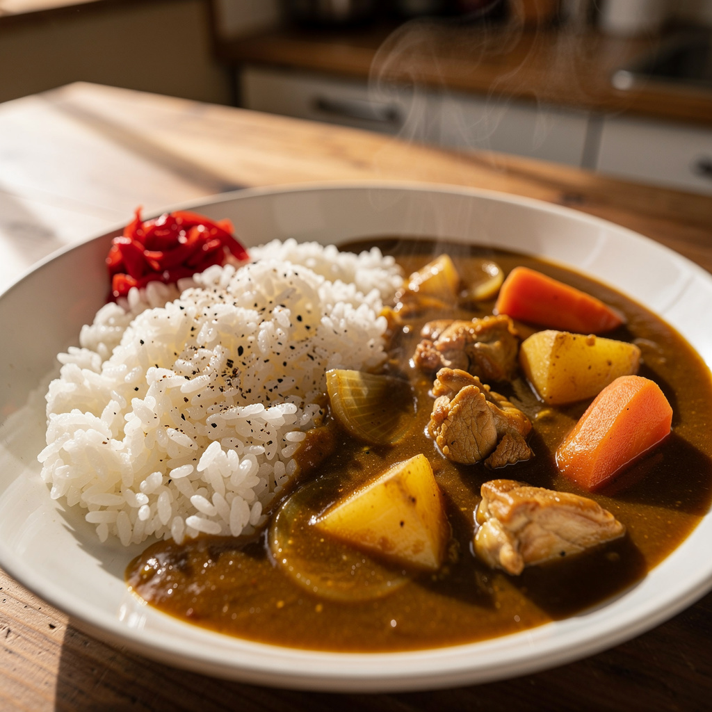 Homestyle Japanese Golden Curry Rice