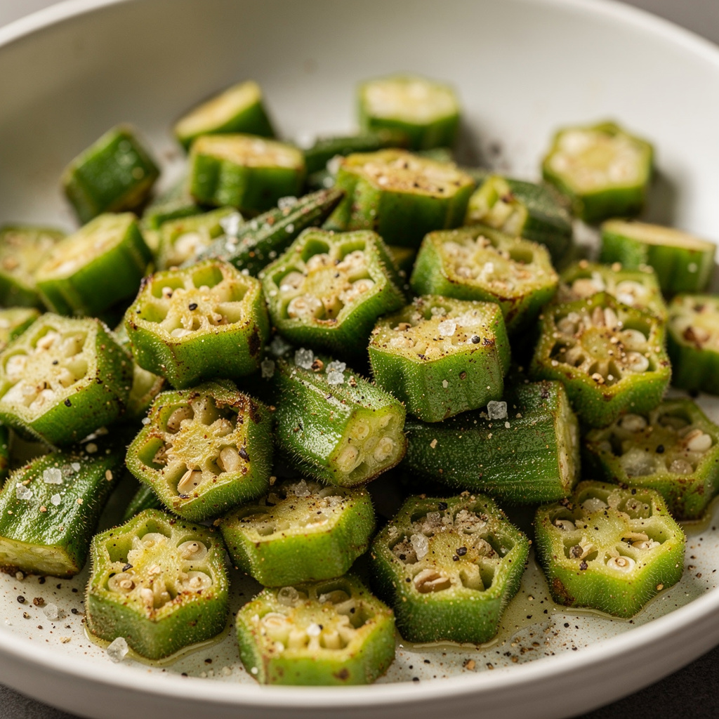 Lite Fried Okra