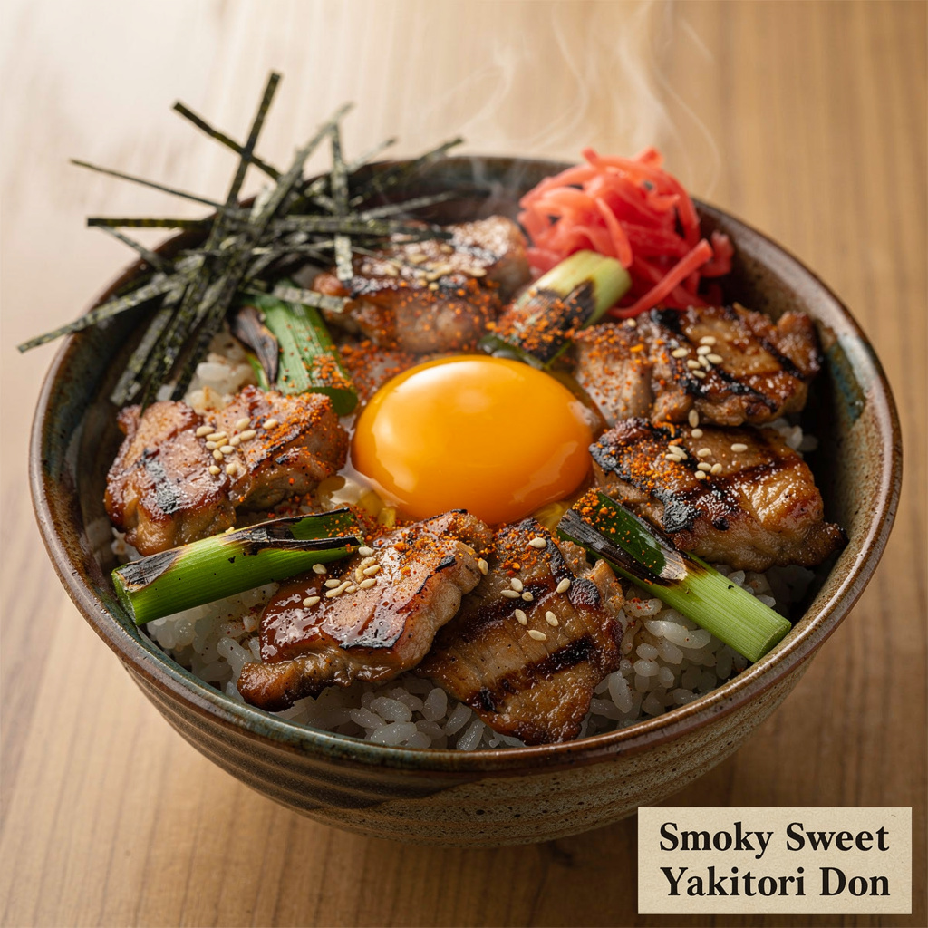 Smoky Sweet Yakitori Don