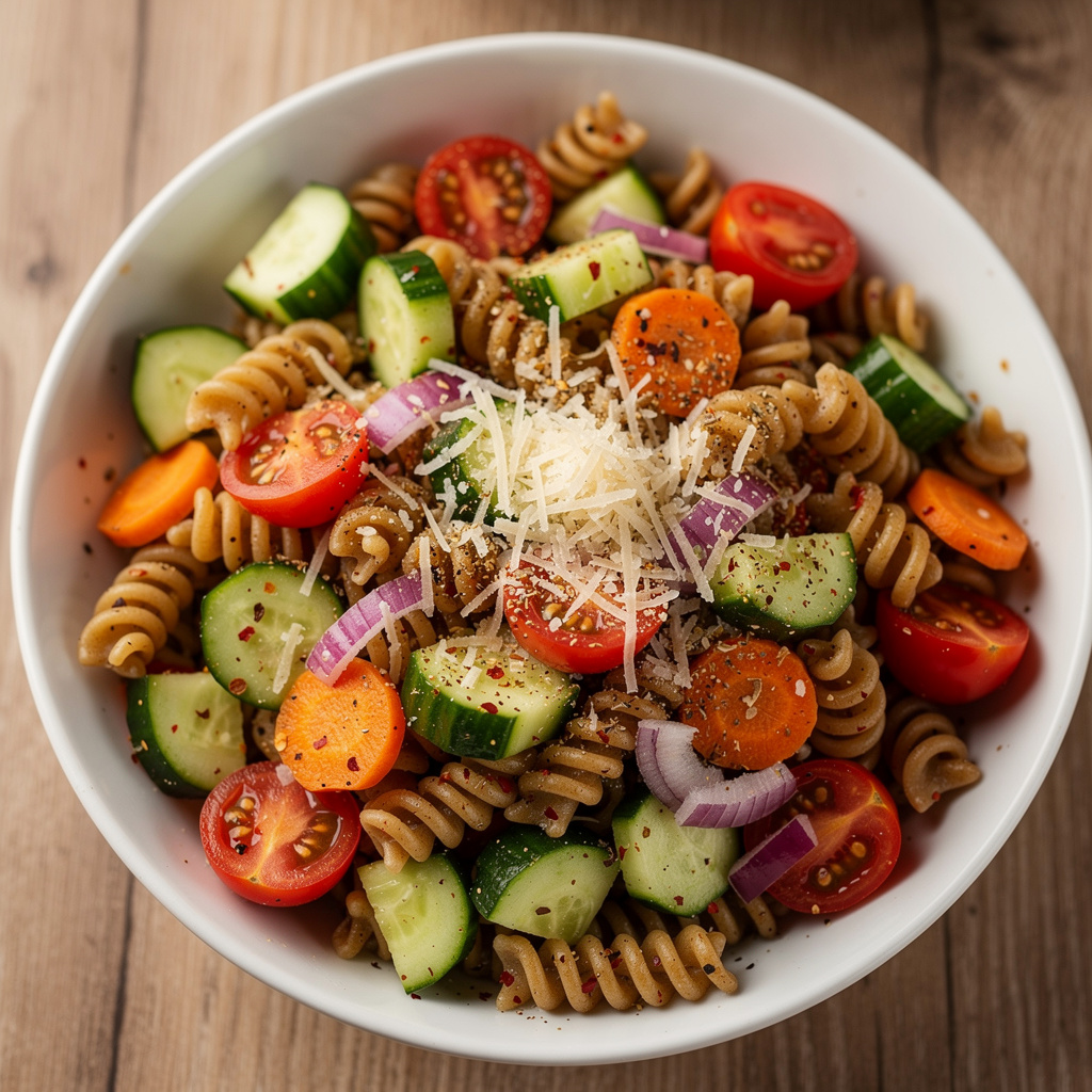 Zesty Pasta Primavera Salad